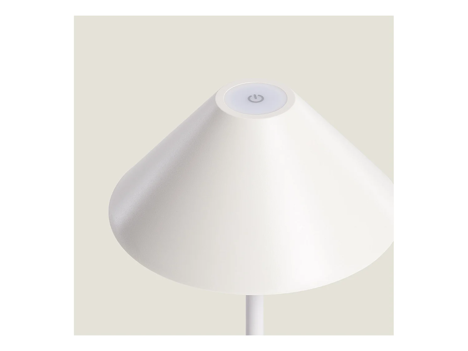 Lampada da Tavolo LED 3W Portatile Kivuli per Esterni con Batteria USB Ricaricabile Bianco