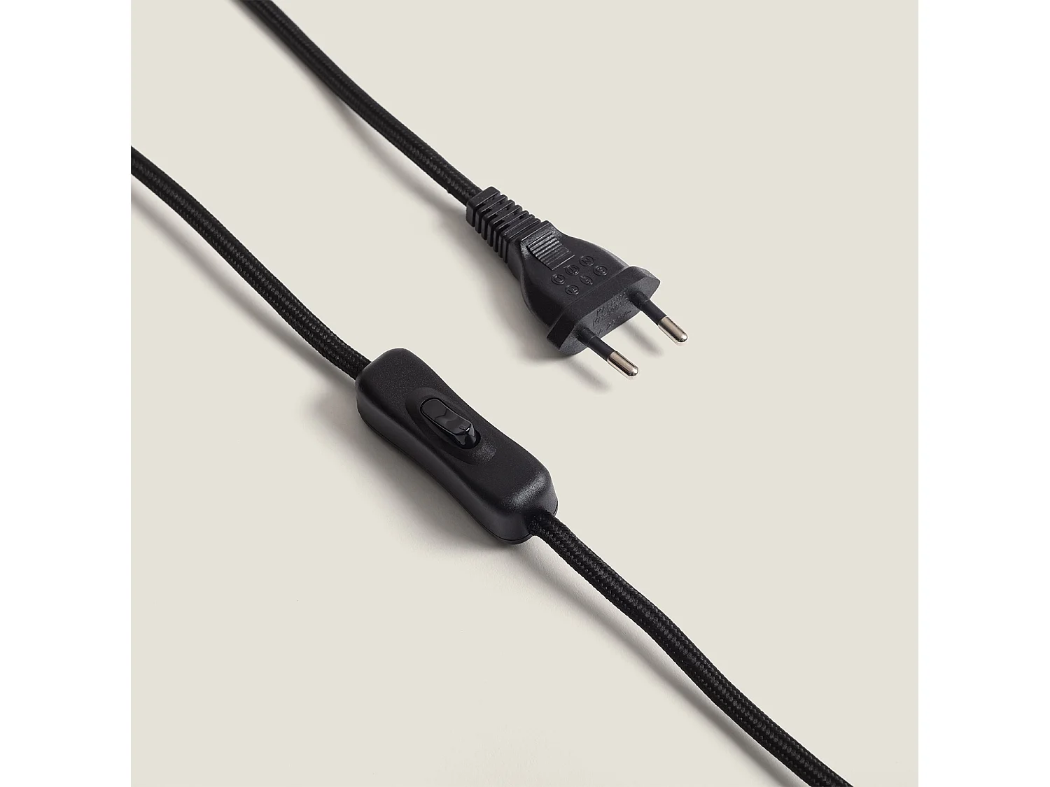 Lámpara de Mesa de Madera y Cristal Retilles Blanco