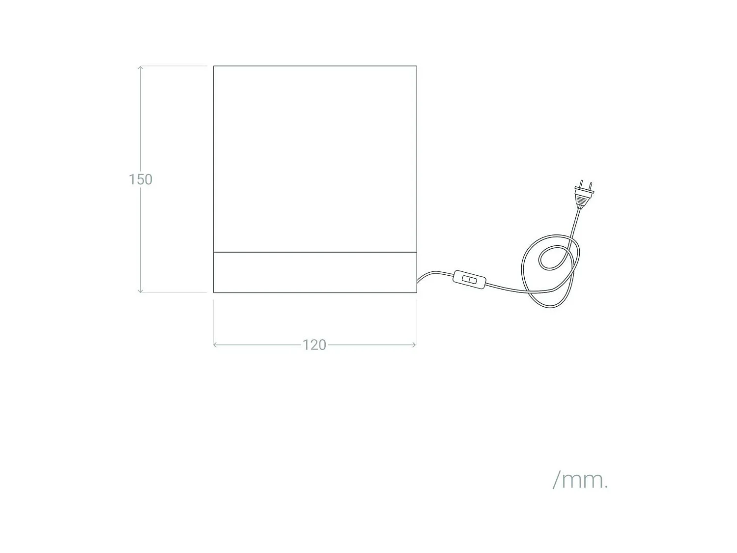 Lámpara de Mesa de Madera y Cristal Retilles Blanco