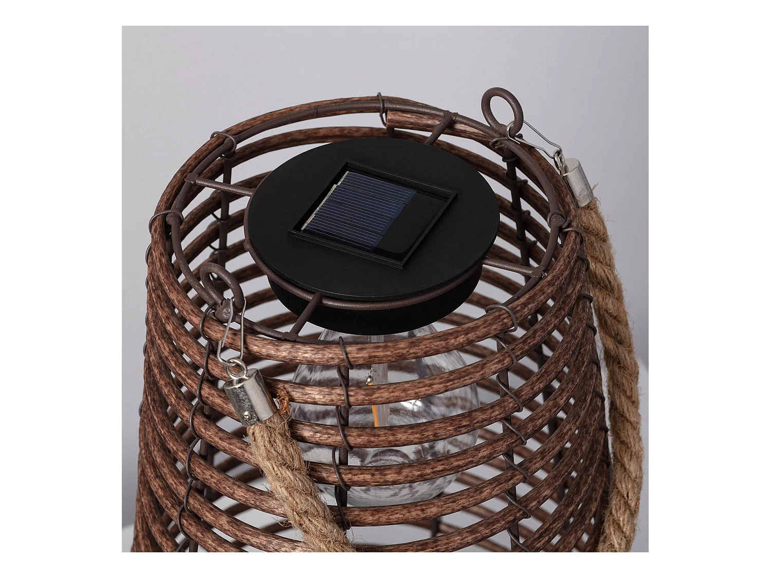 Lámpara de Mesa Solar Exterior LED Raikot Natural