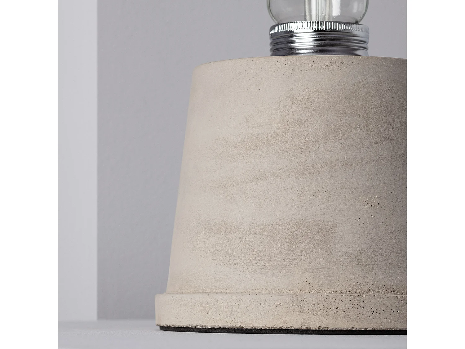 Lampe à Poser Ciment Ray Gris Béton