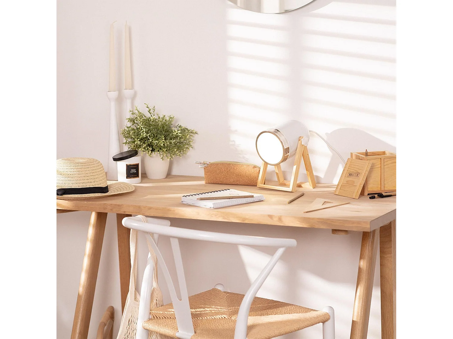 Lampada da Tavolo Galicy Bianco