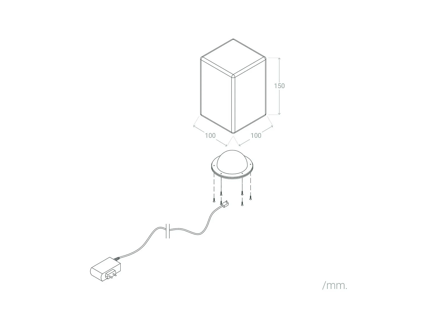 Lampada da Tavolo per Esterno LED 2,5W RGB Portatile con Batteria Ricaricabile Kozan RGB