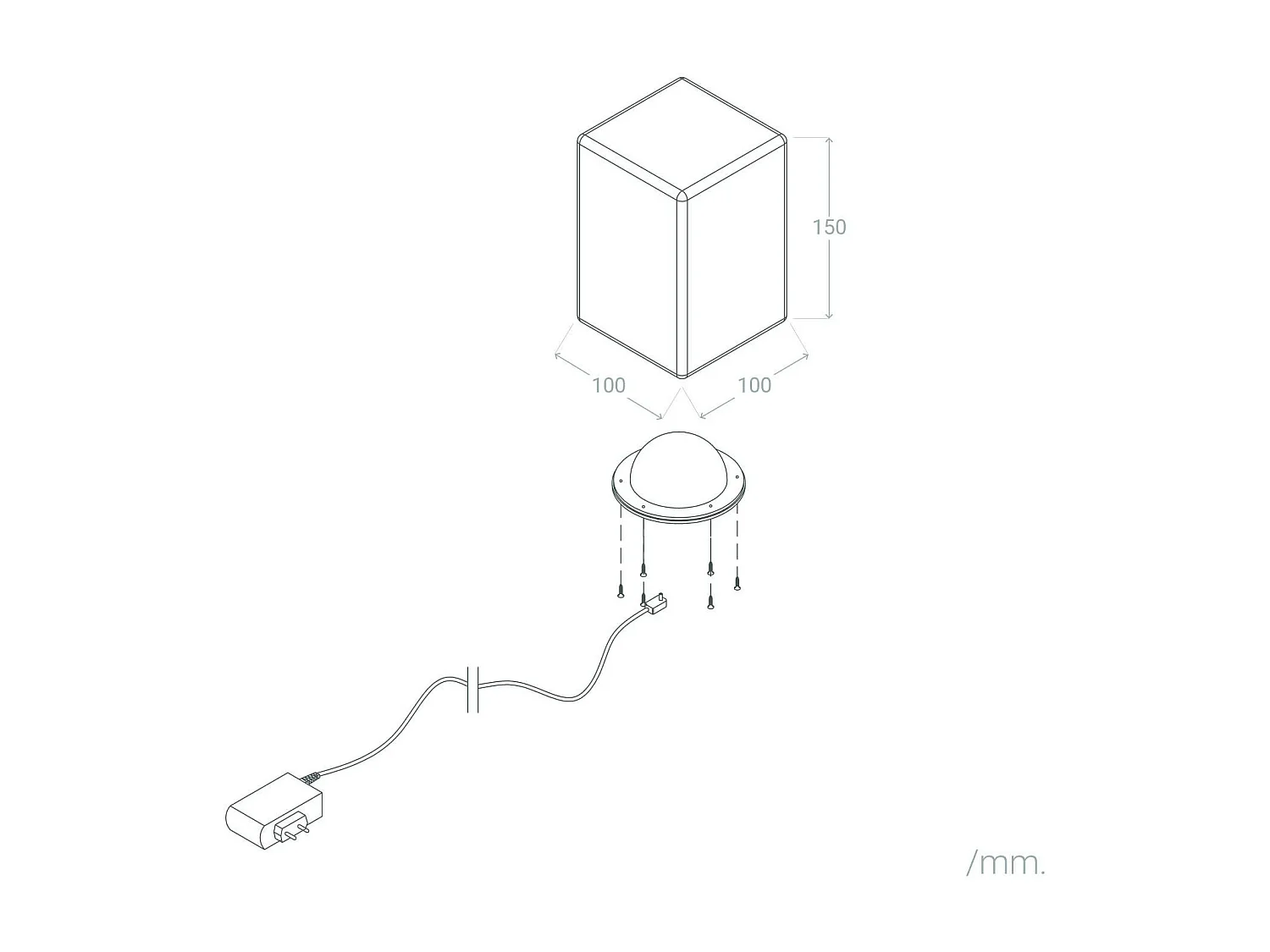 Lampe à Poser LED Portative Extérieure 2.5W Kozan RGB avec Batterie Rechargeable RGB