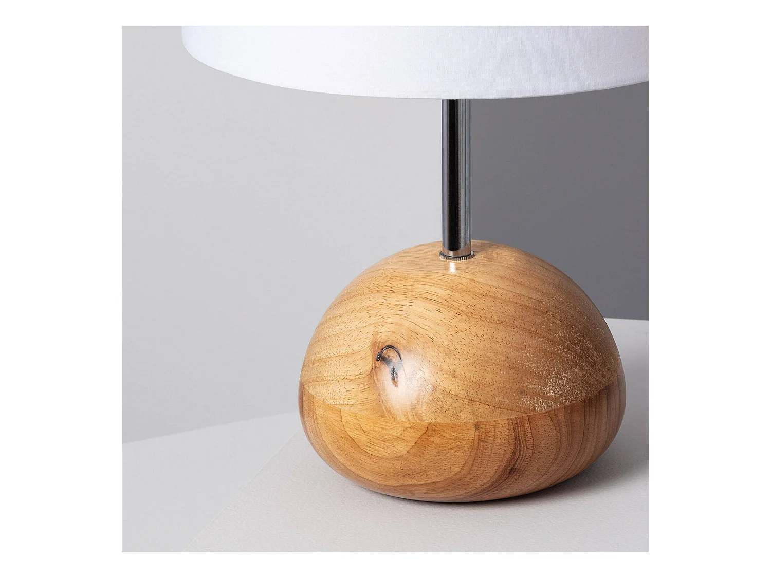 Lámpara de Mesa de Madera Gulbi Natural