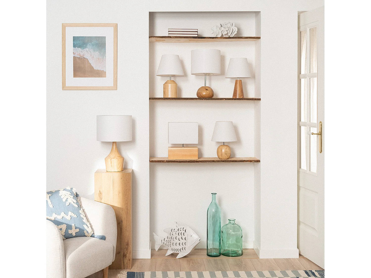 Lampe à Poser Gulbi Naturel