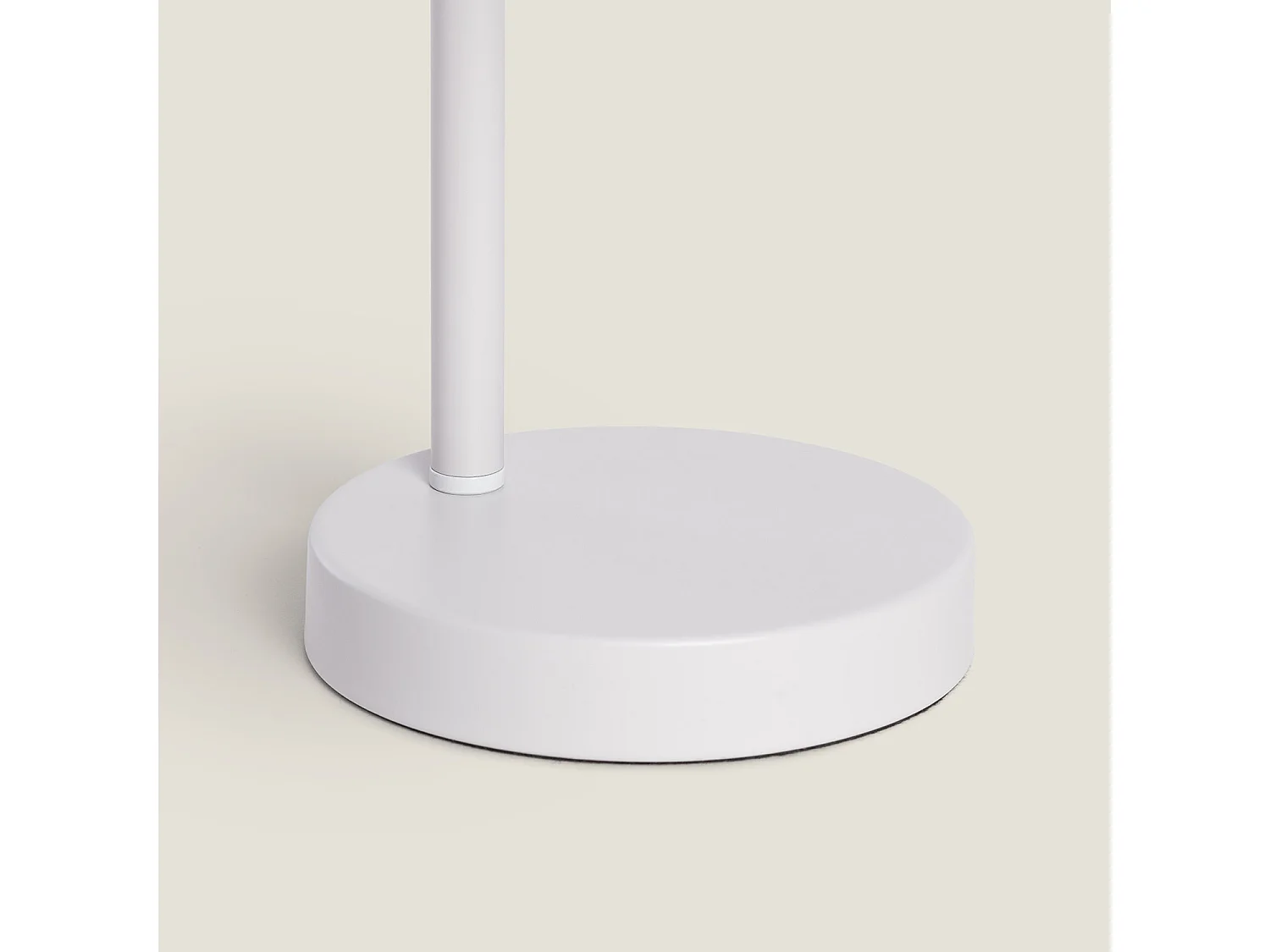 Lampada da Tavolo Metallo e Legno Monah Bianco