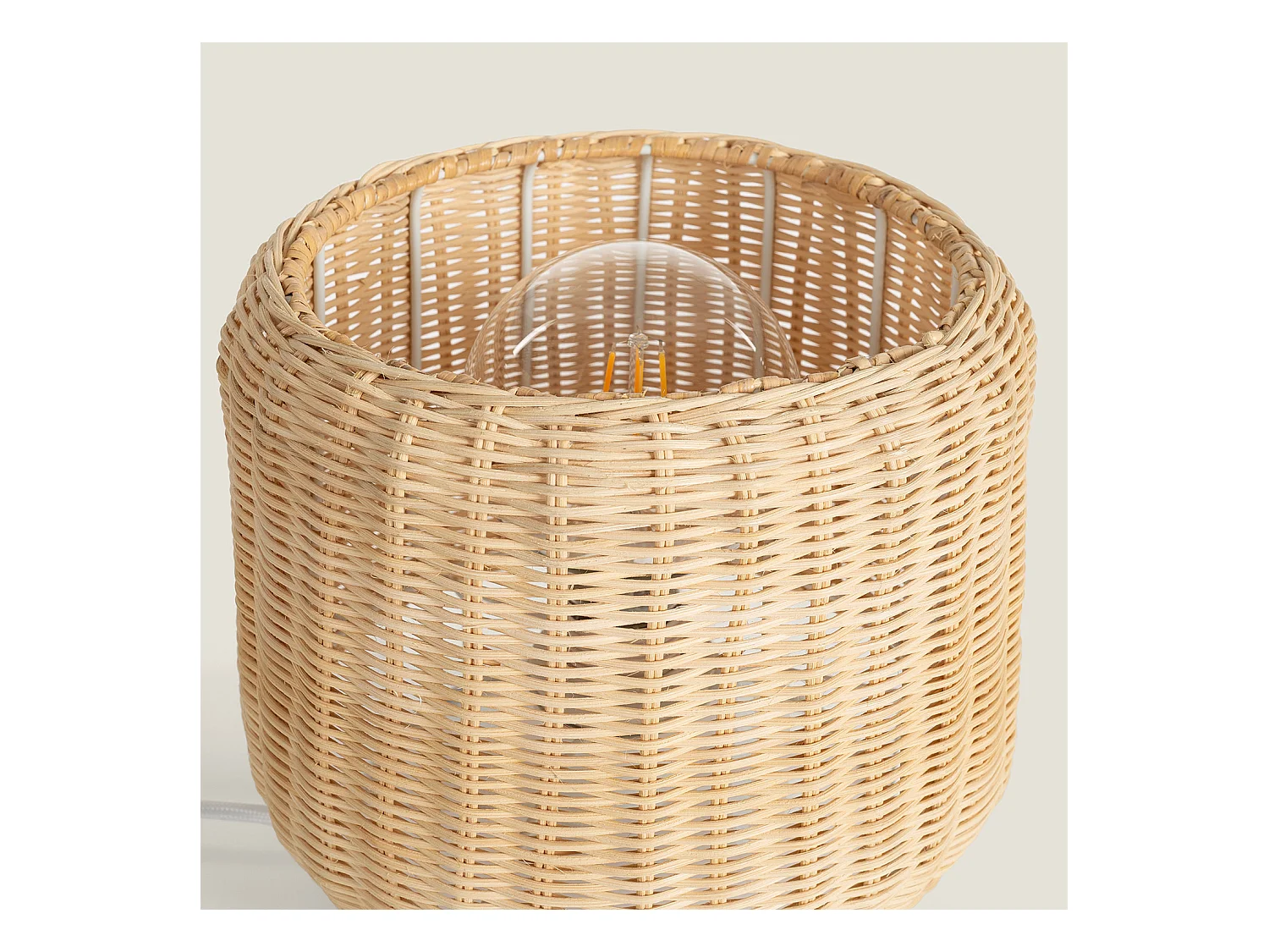 Lampada da Tavolo Rattan Gondia Naturale