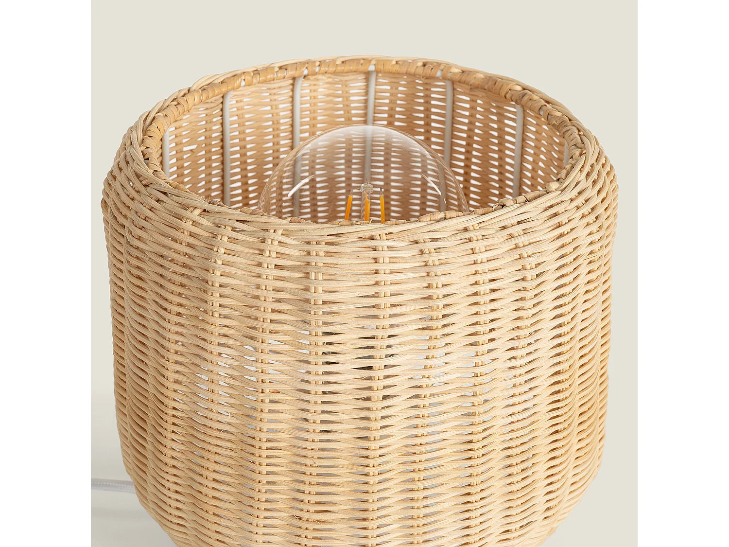 Lampada da Tavolo Rattan Gondia Naturale