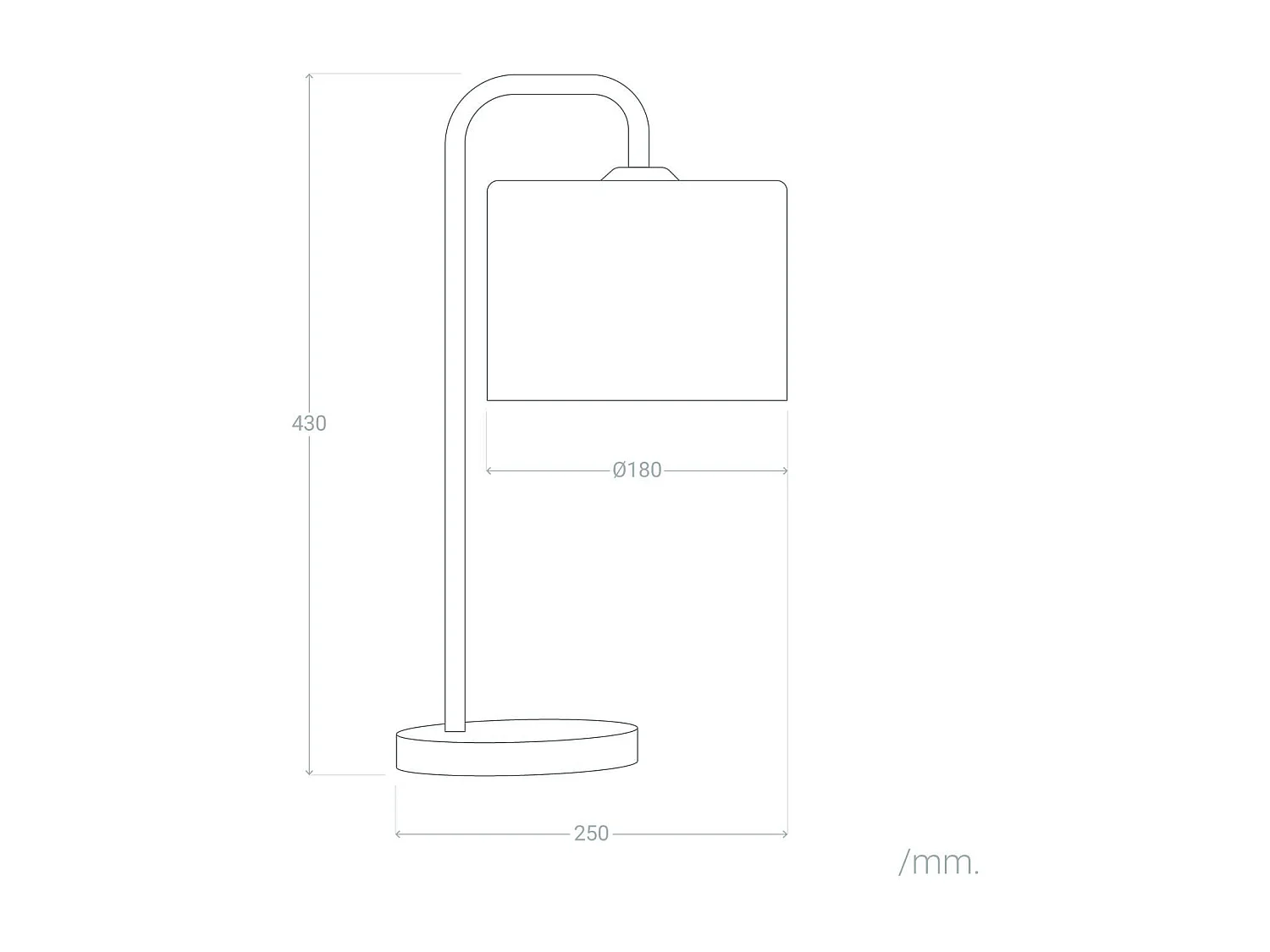Lampada da Tavolo in Tessuto e Legno Jedali Bianco