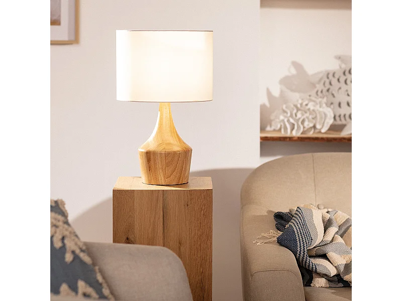 Lampada da Tavolo Legno Dabai Naturale