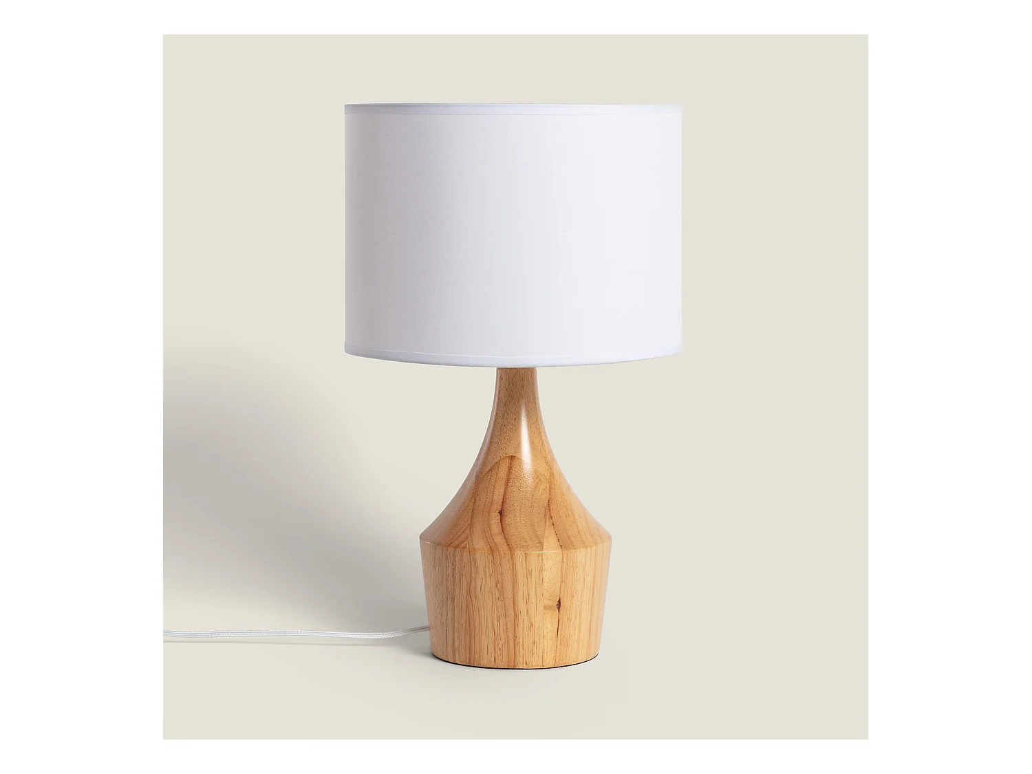 Lámpara de Mesa de Madera Dabai Natural