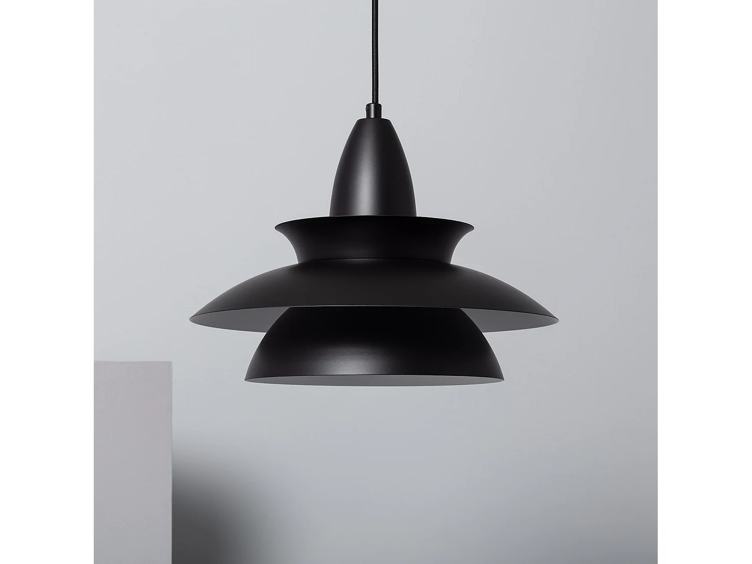 Lampada a Sospensione Metallo Ballnew Nero