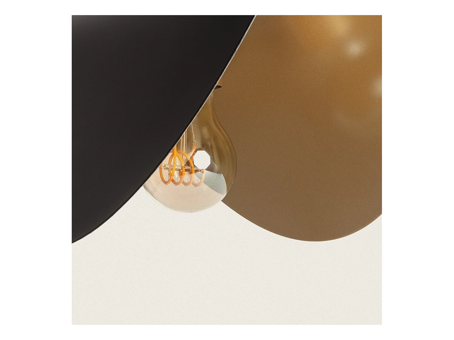 Lampada a Sospensione Metallo Caravaggio Nero