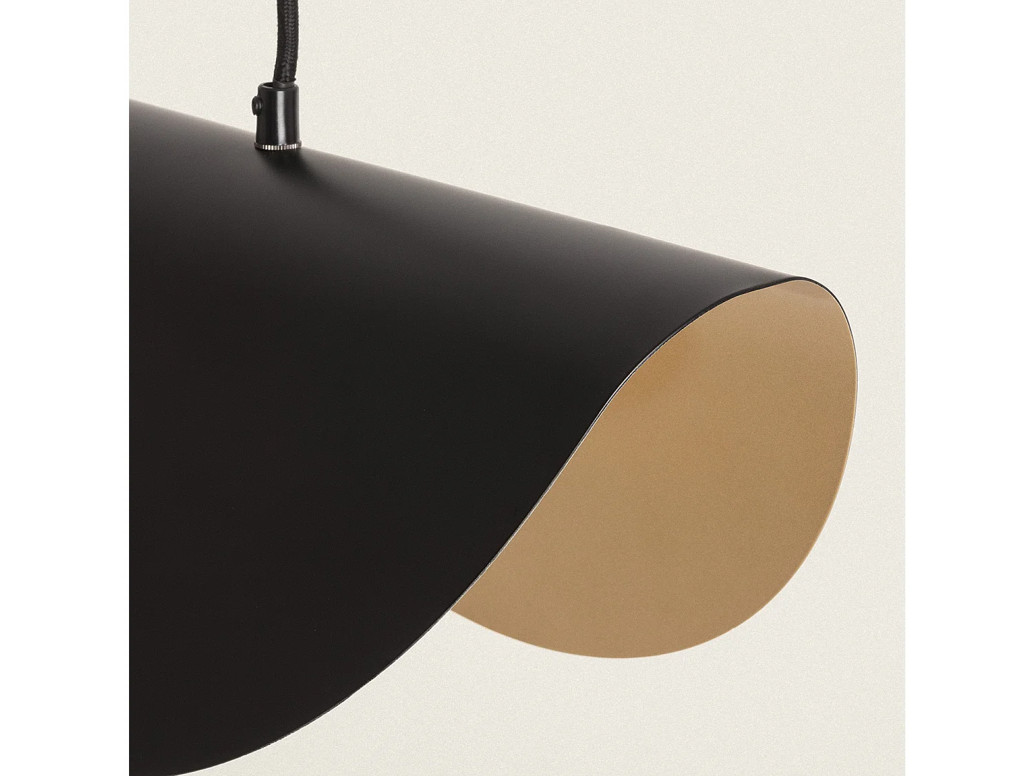 Suspension Métal Caravaggio  Noir