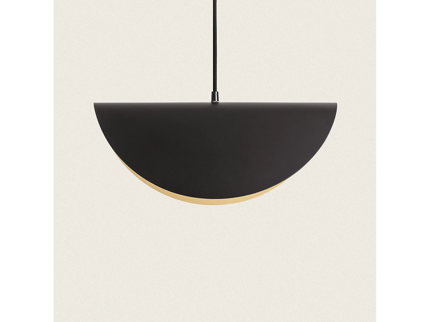 Suspension Métal Caravaggio  Noir