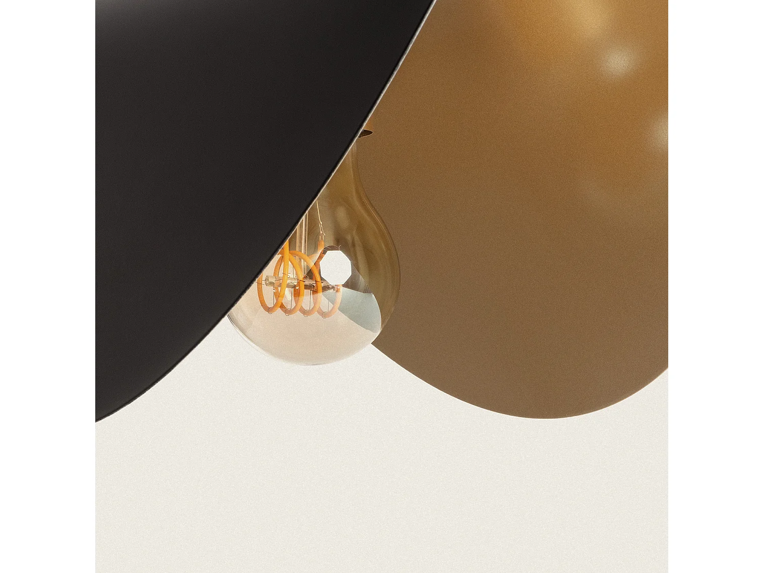 Lampada a Sospensione Metallo Caravaggio Nero