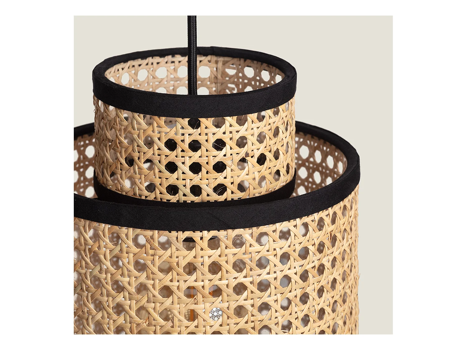 Lampada a Sospensione Rattan Huela Piccola Naturale