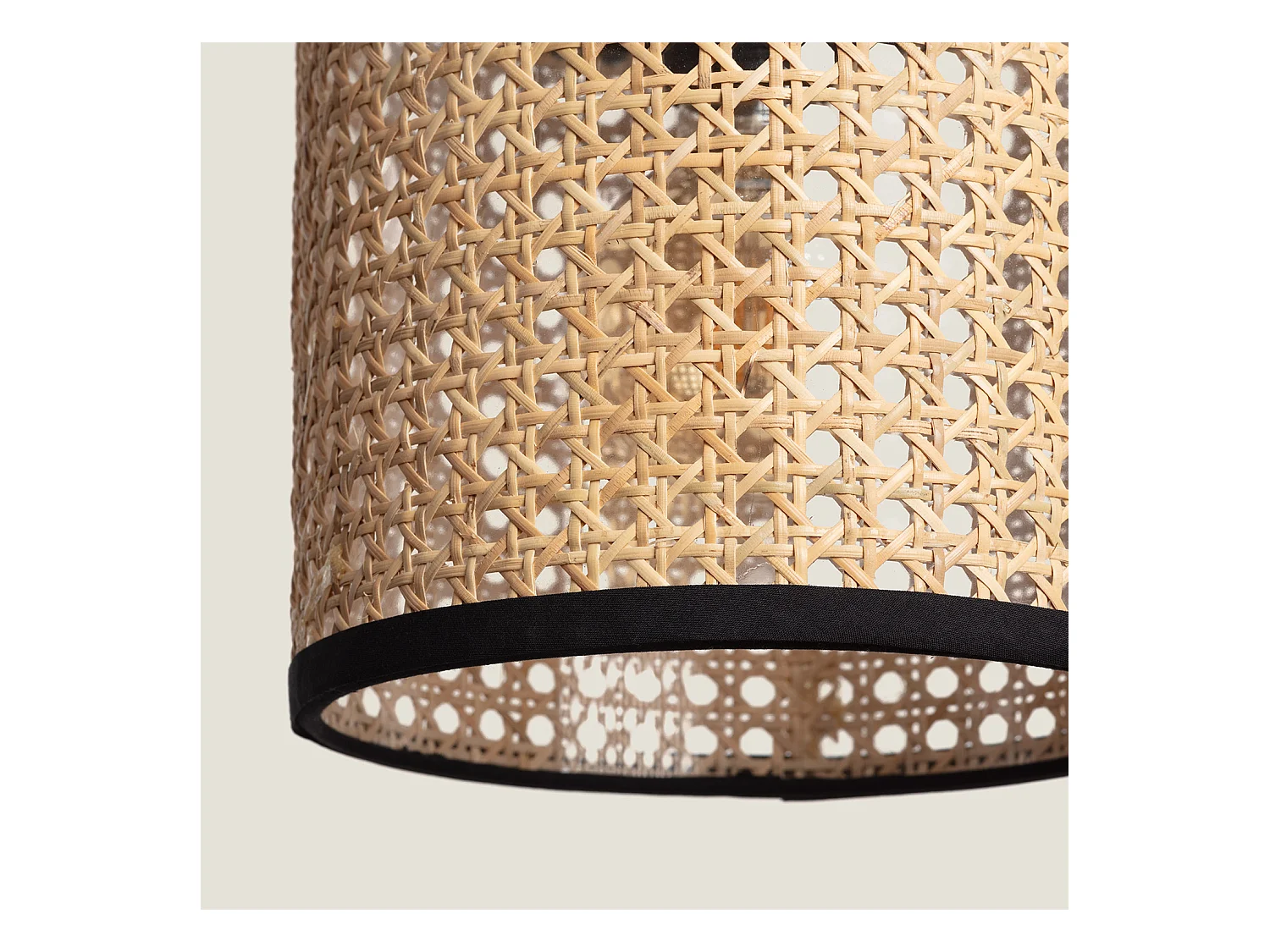 Lampada a Sospensione Rattan Huela Piccola Naturale