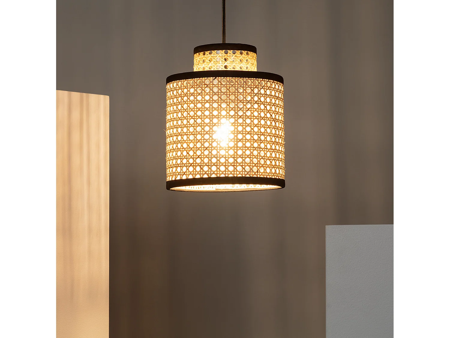 Suspension Rotin Huela Piccola Naturel