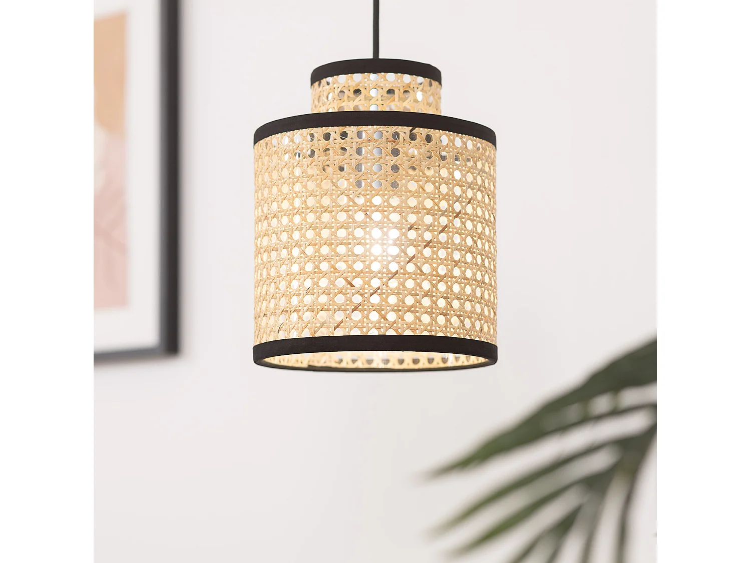 Suspension Rotin Huela Piccola Naturel