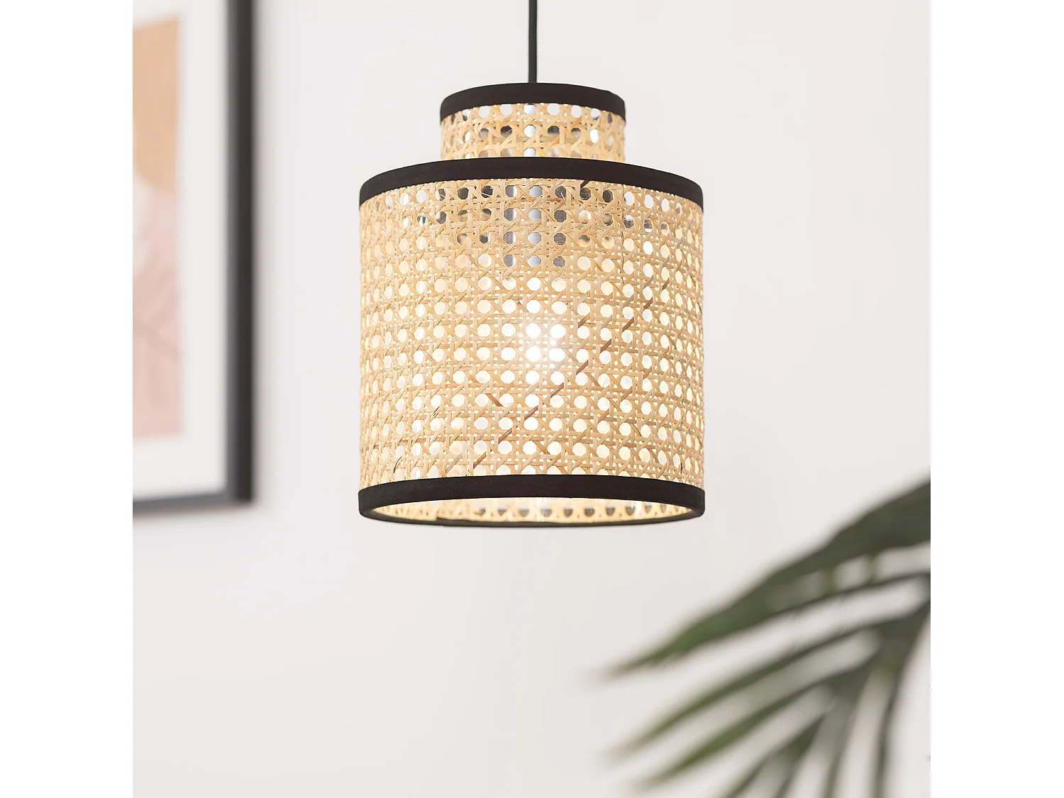 Suspension Rotin Huela Piccola Naturel