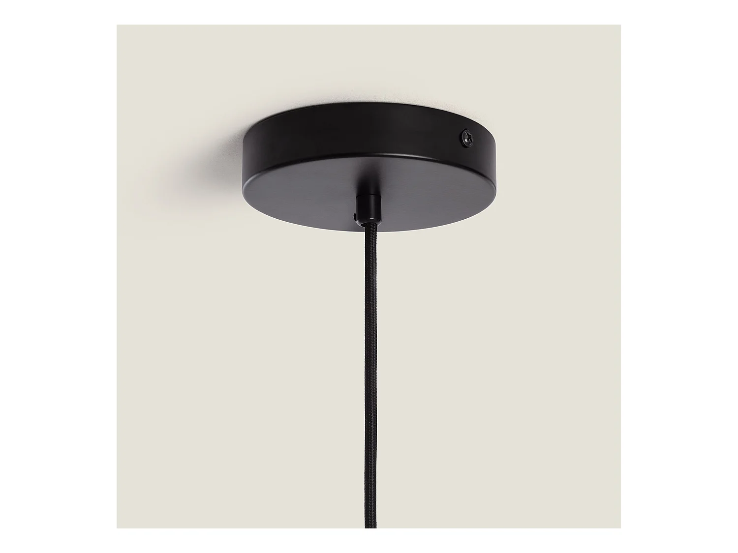 Lampada a Sospensione Rattan Huela Triplo Naturale