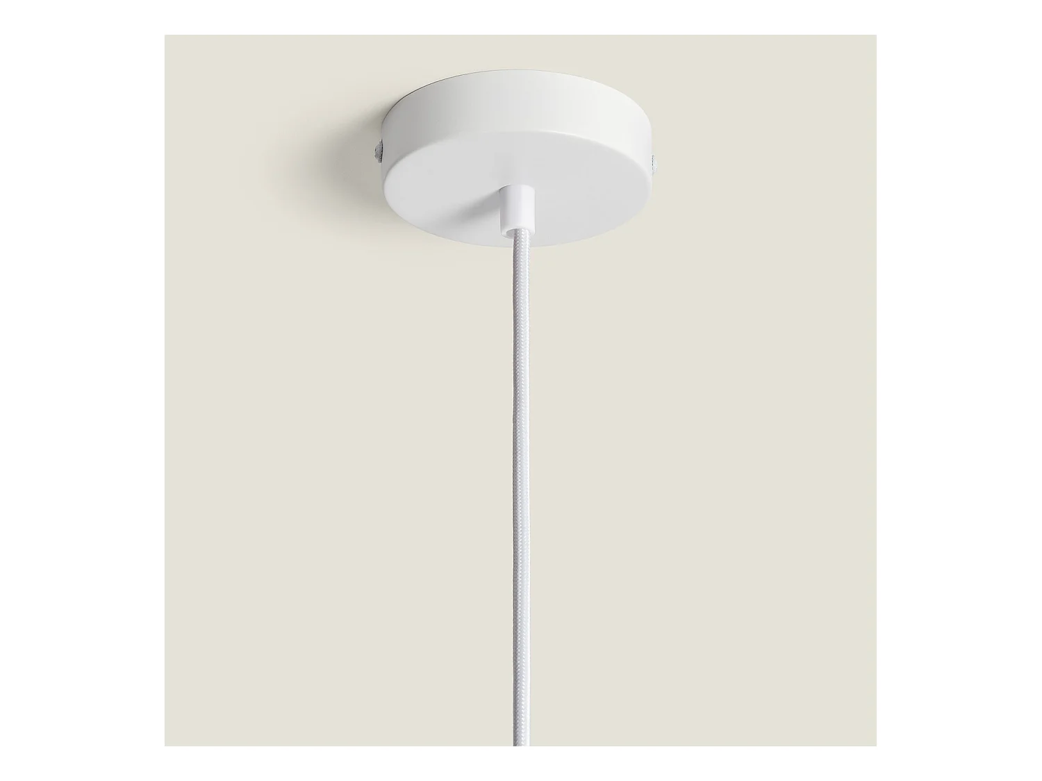 Suspension Bois et Métal Kidonge  Blanc