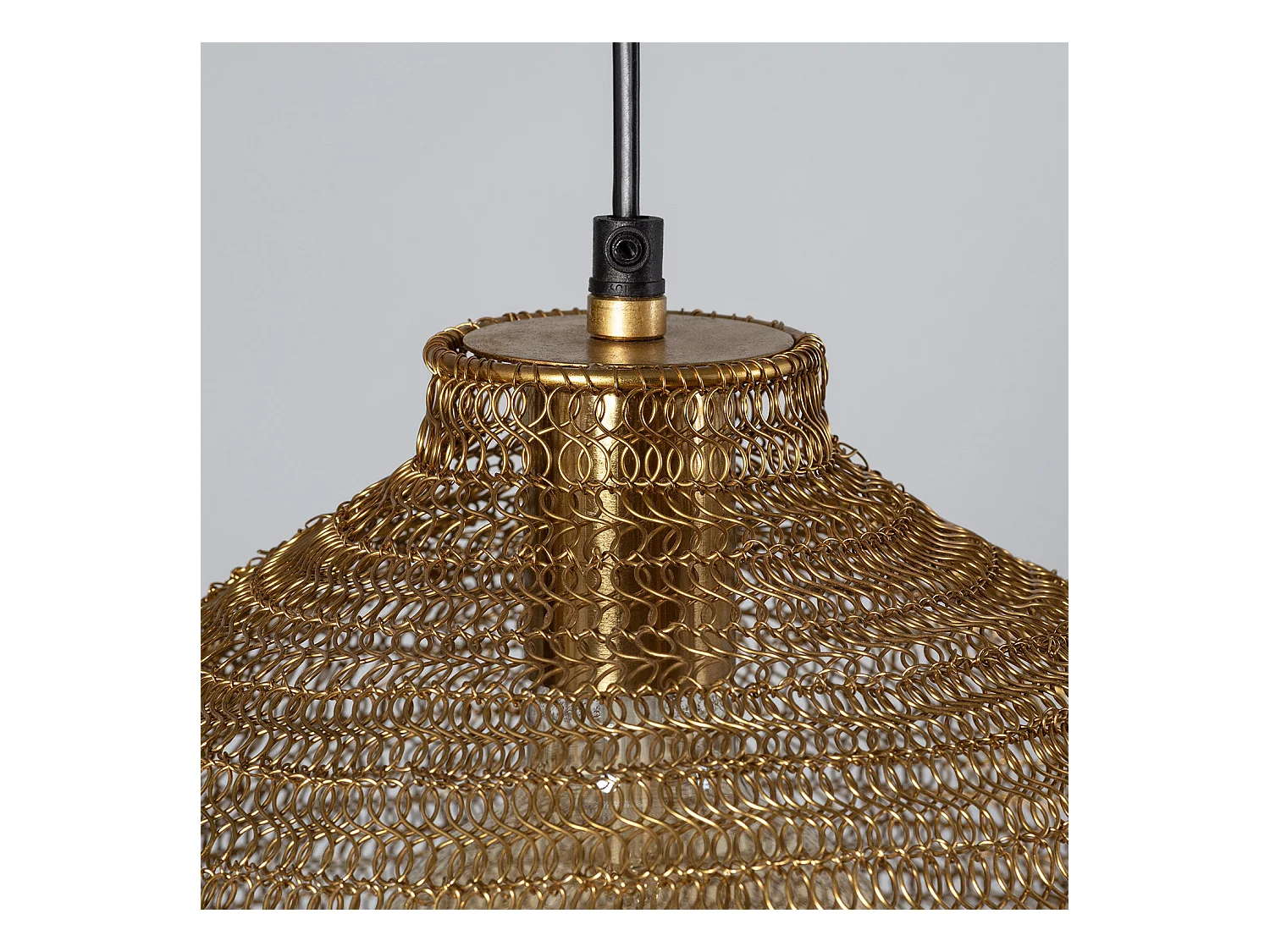 Suspension Métal Milos  Doré