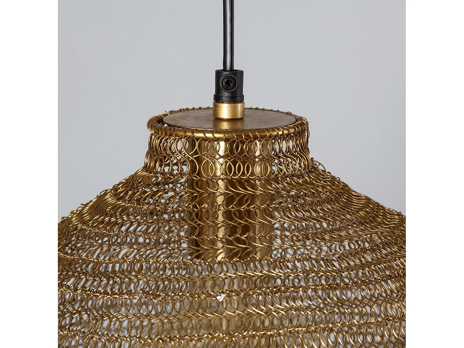 Suspension Métal Milos  Doré