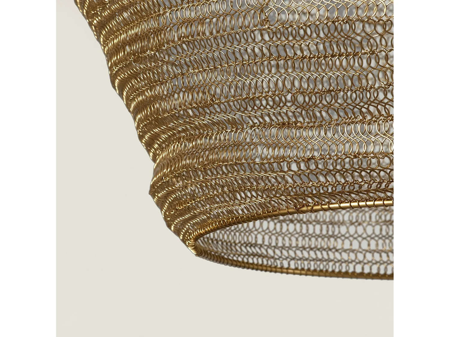 Lámpara Colgante Metal Milos L Dorado