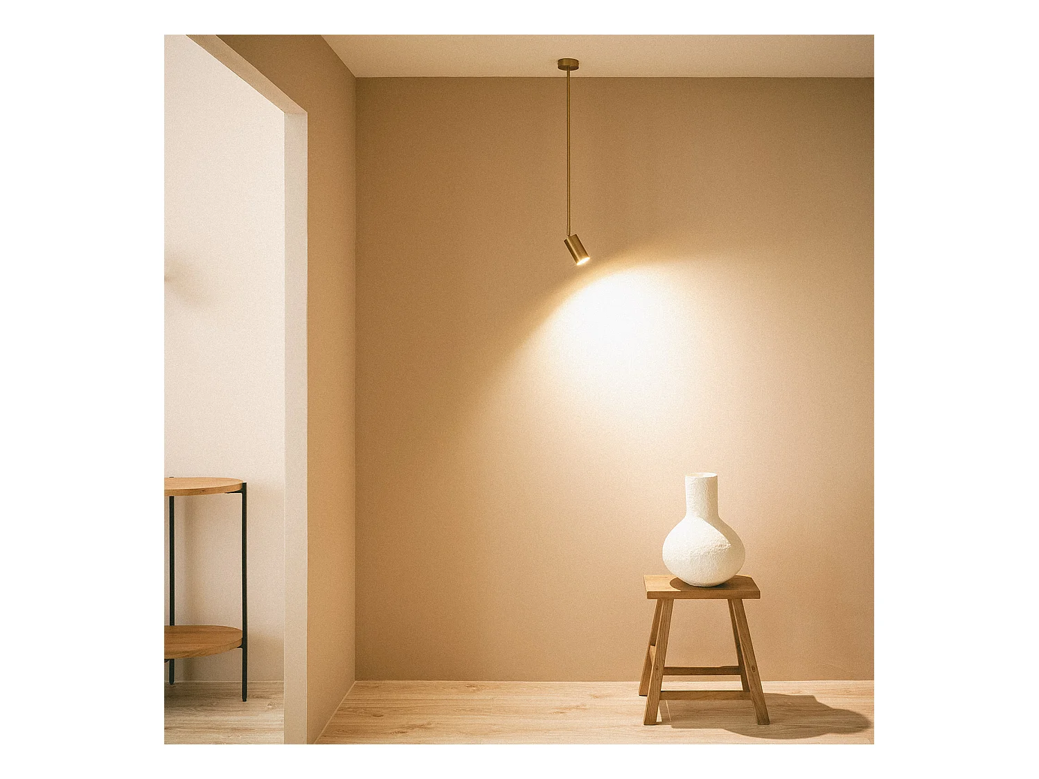 Suspension Métal Divine Doré