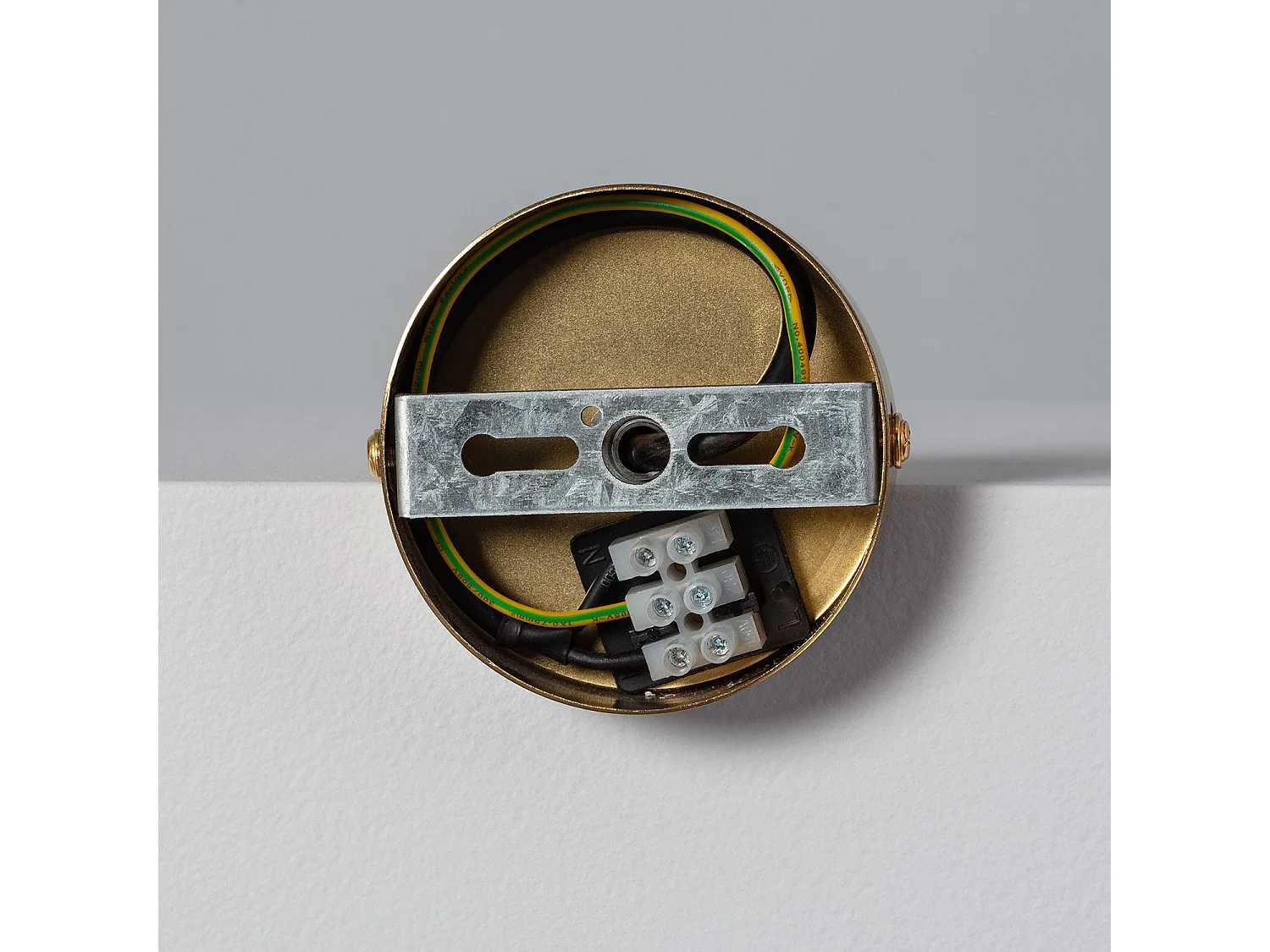 Lámpara de Techo Orientable Aluminio Divine Dorado