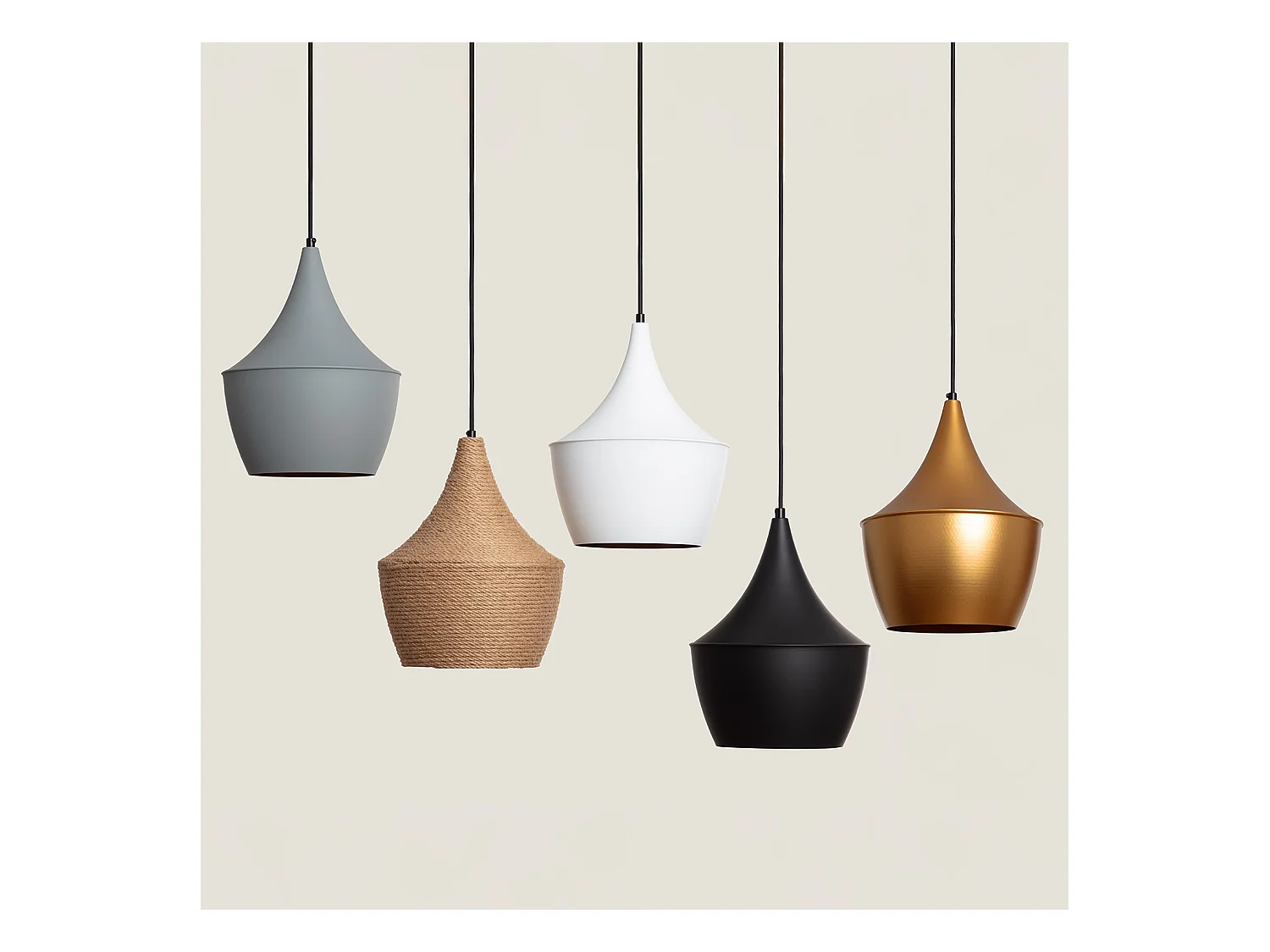 Suspension Métal Mercury Naturel