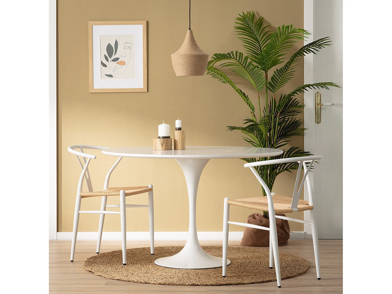 Suspension Aluminium Mercury Naturel