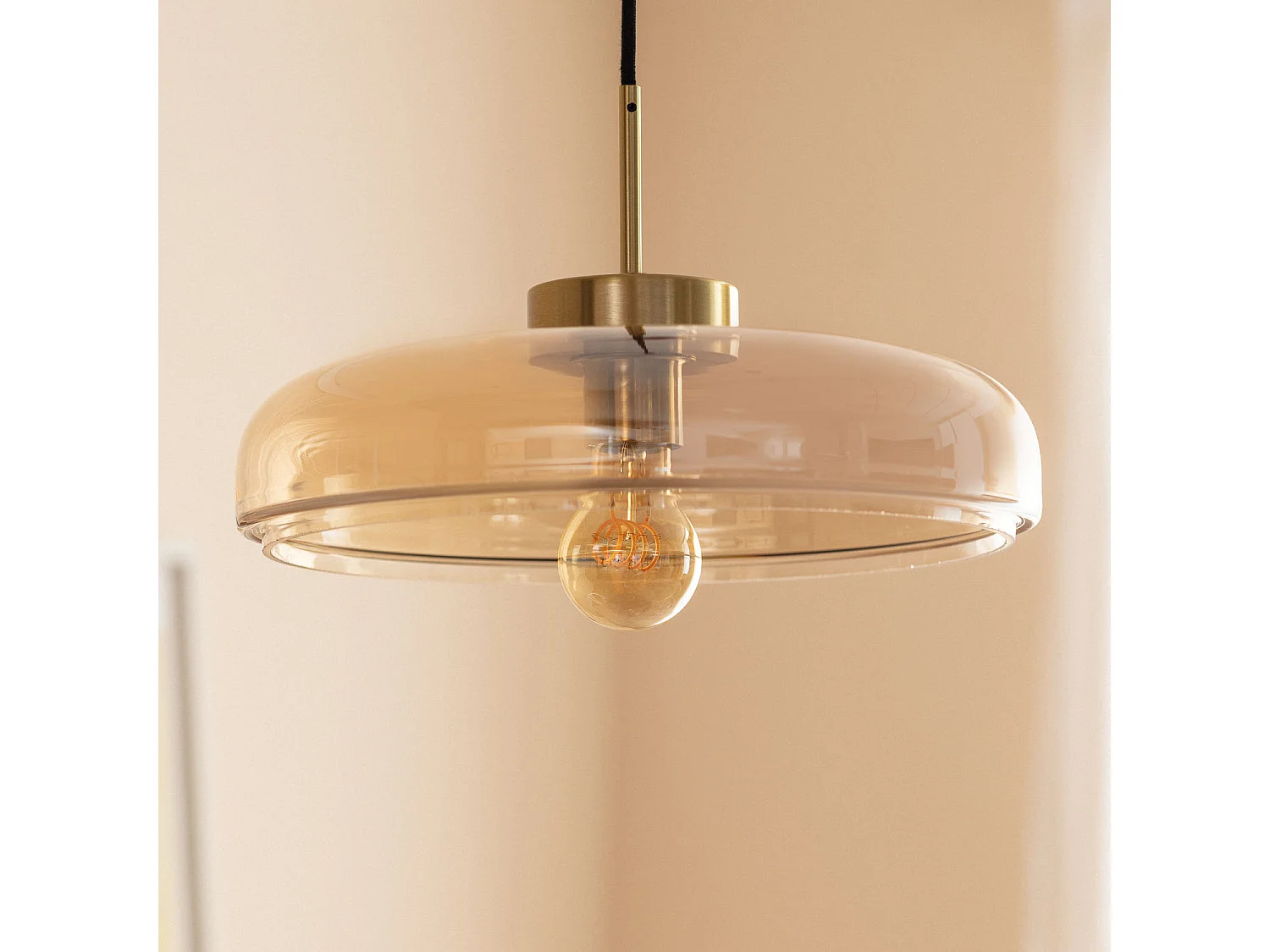 Suspension Cristal Hipo Ambre