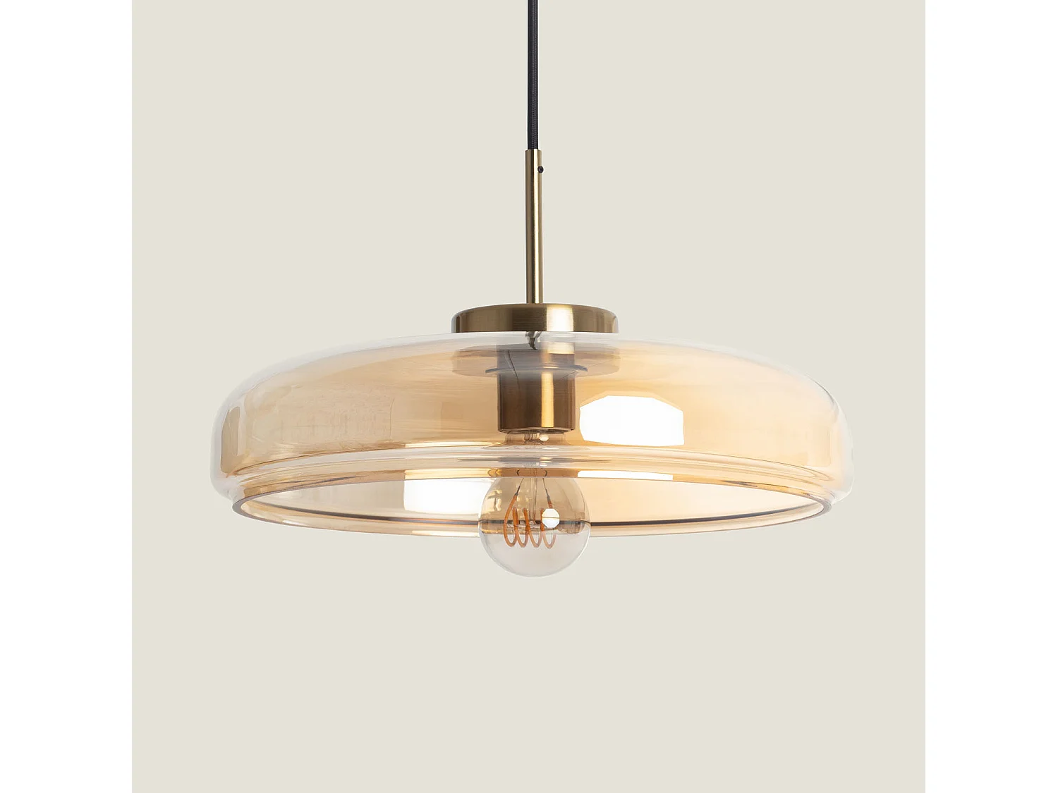 Suspension Cristal Hipo Ambre