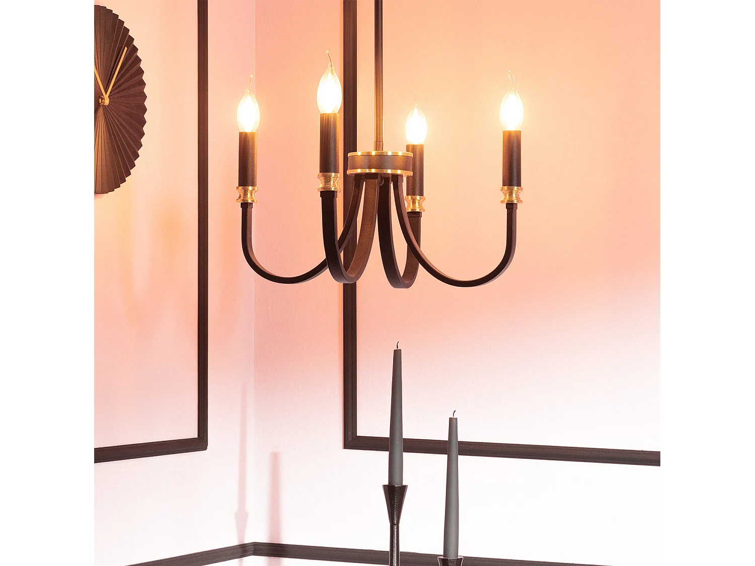 Suspension Araignée Métal Makenduru Noir