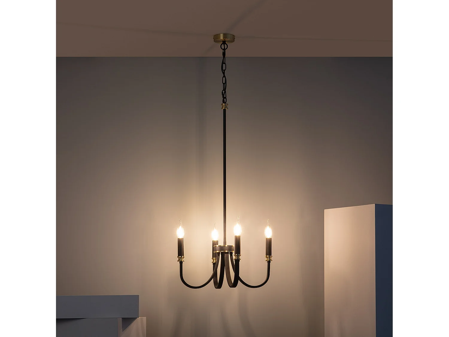 Suspension Araignée Métal Makenduru Noir