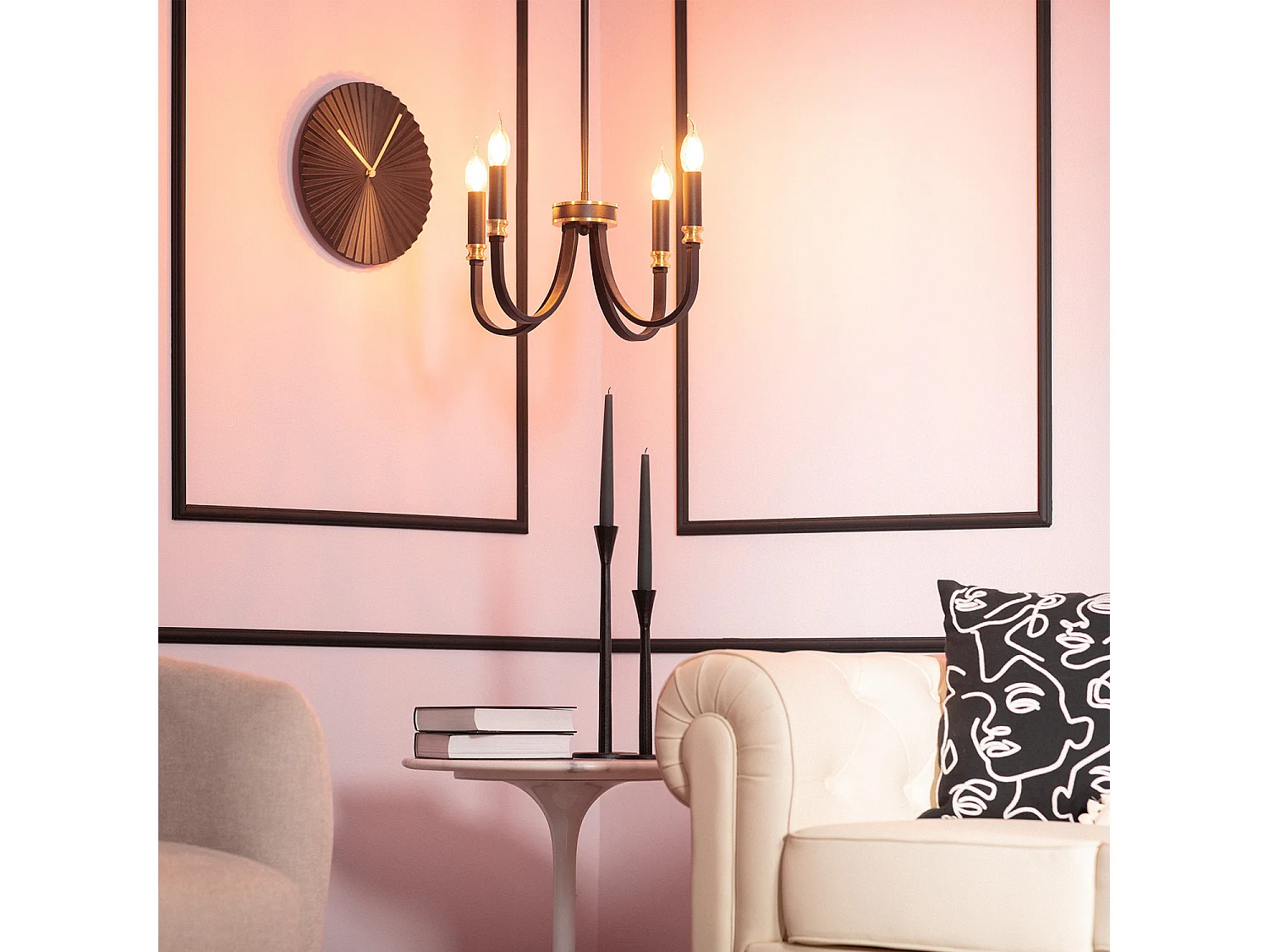 Suspension Araignée Métal Makenduru Noir