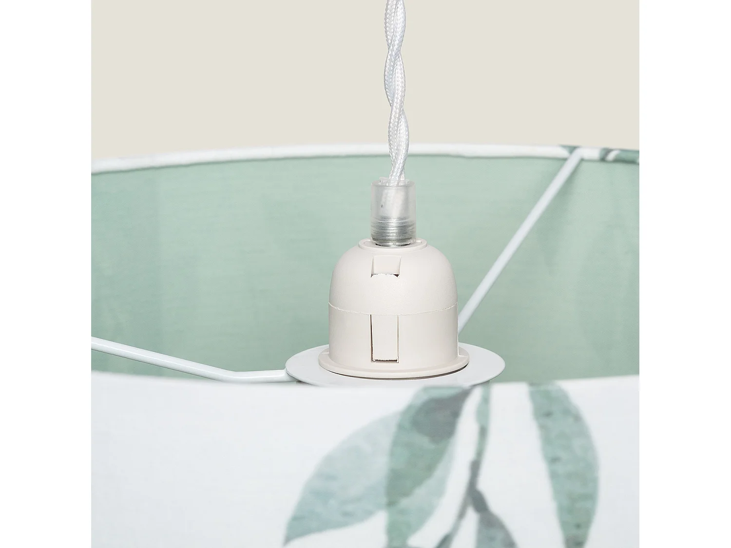 Suspension Textile Verdy Blanc