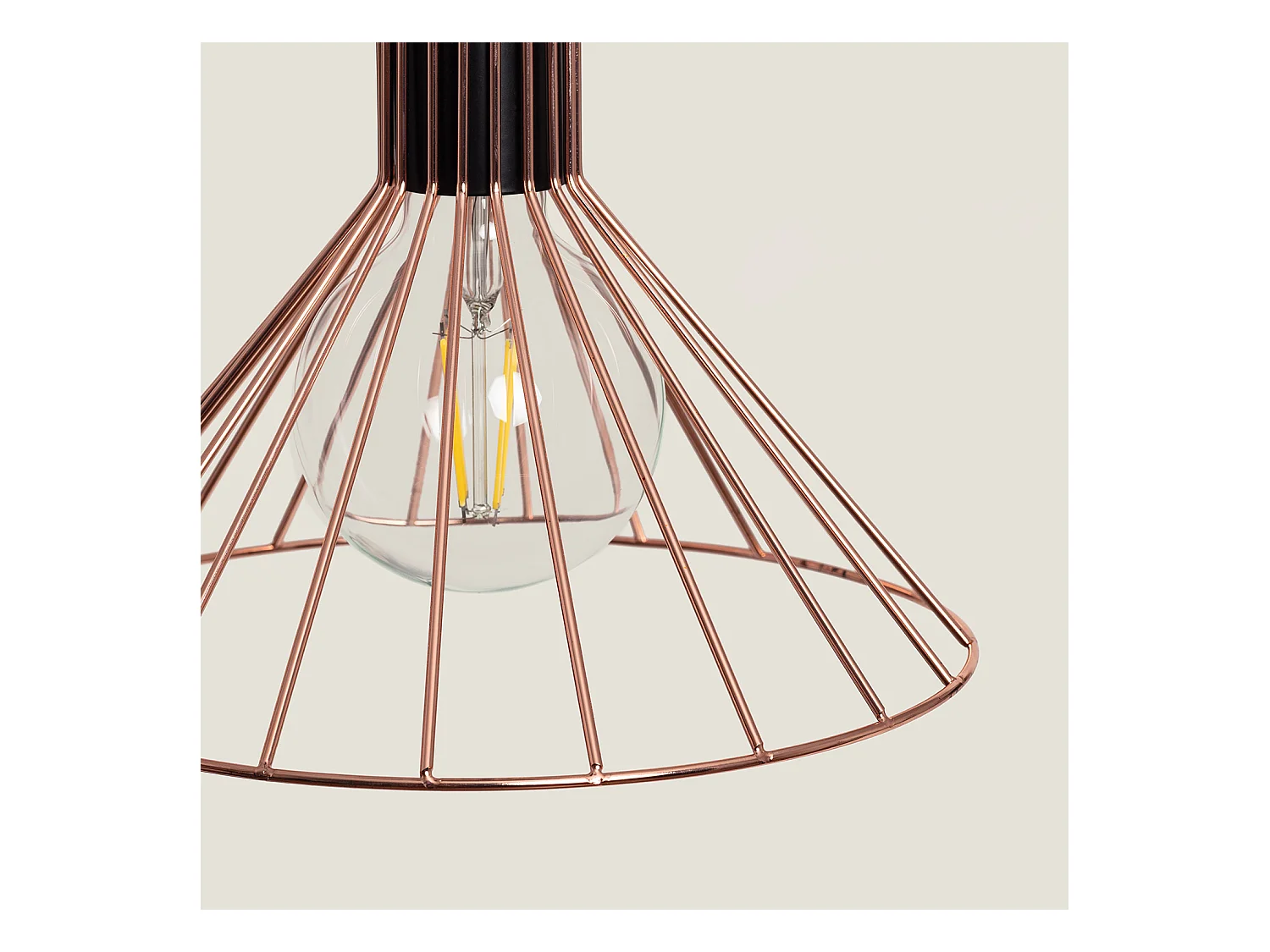 Lampada a Sospensione in Metallo Sakur Rosa