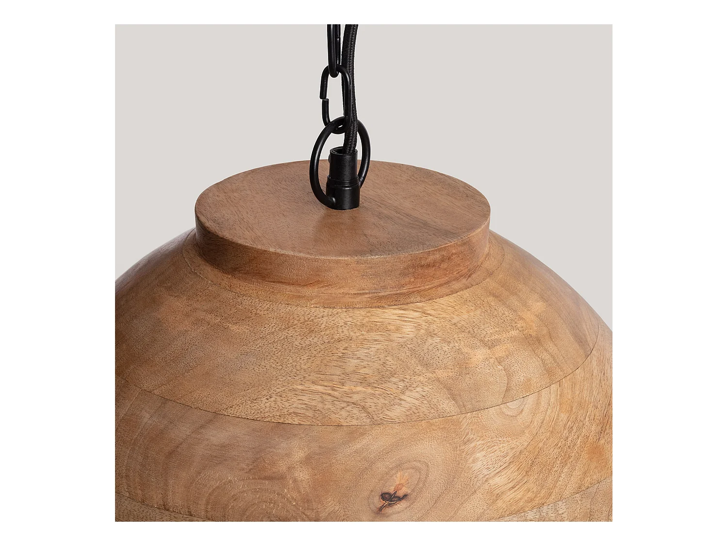 Lámpara Colgante Madera Zeil Naisha M ILUZZIA Marrón