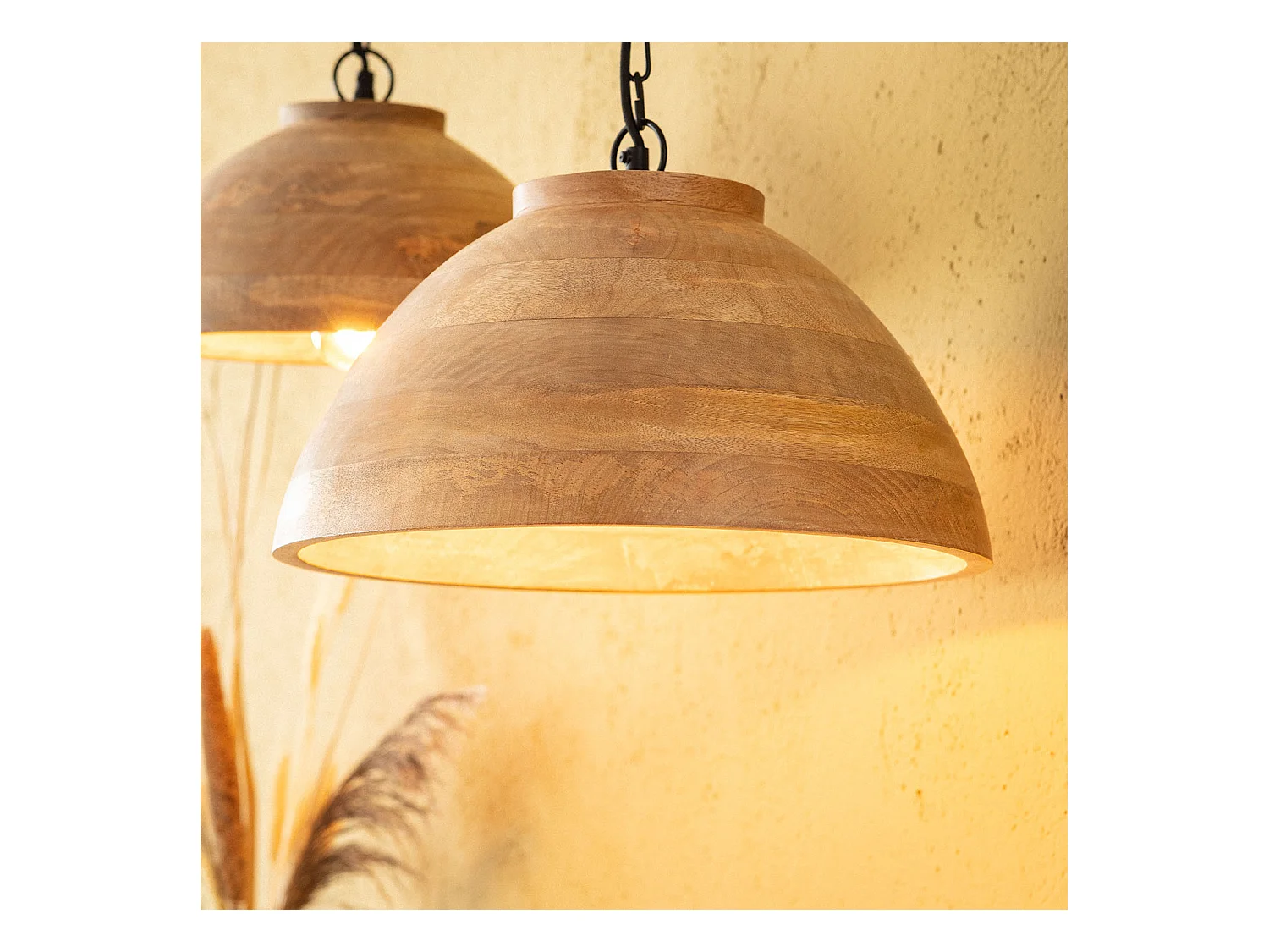 Suspension Bois Naisha M ILUZZIA Brun