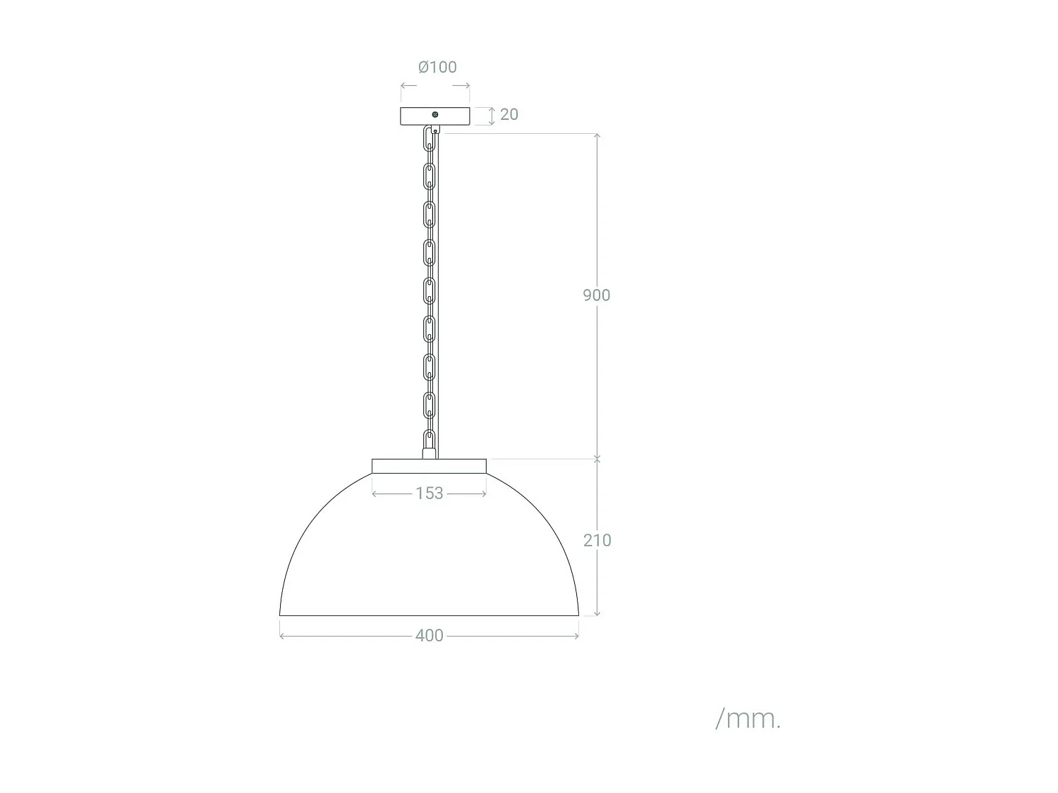 Suspension Bois Naisha M ILUZZIA Brun