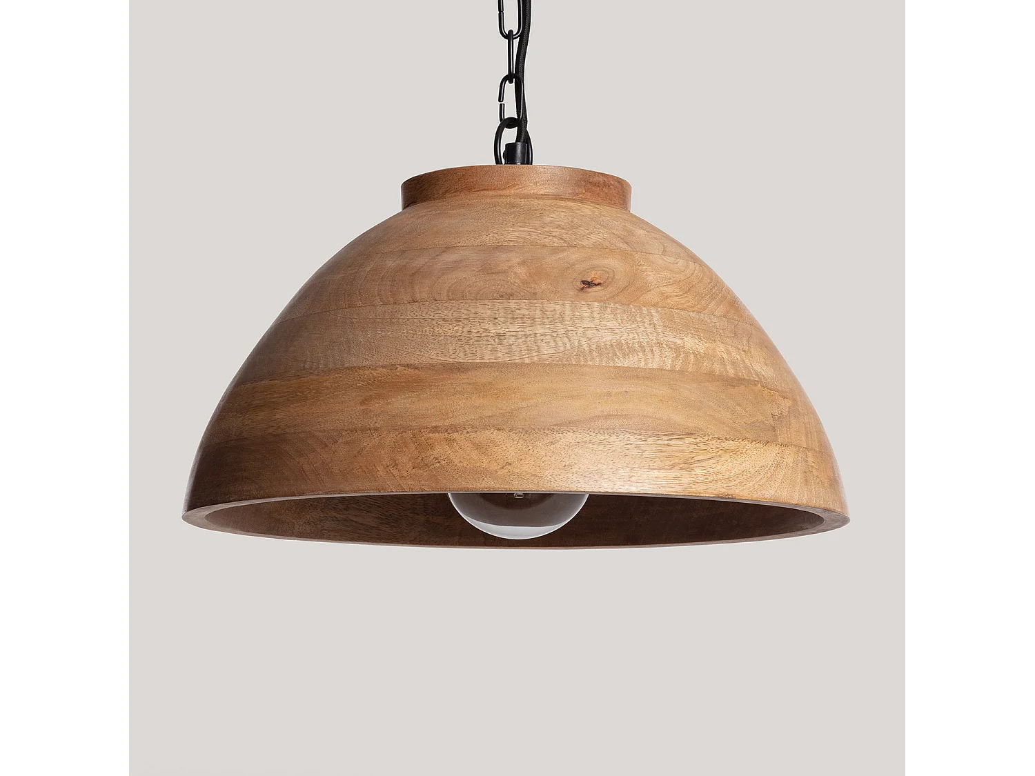 Lampada a Sospensione Legno Naisha M ILUZZIA Marrone
