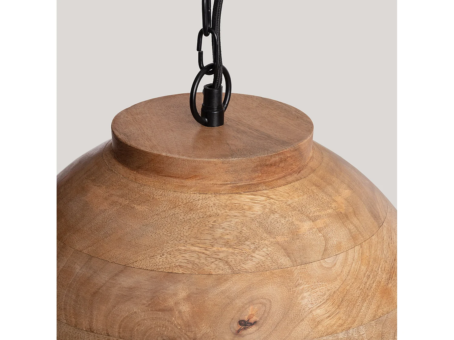 Lampada a Sospensione Legno Naisha M ILUZZIA Marrone