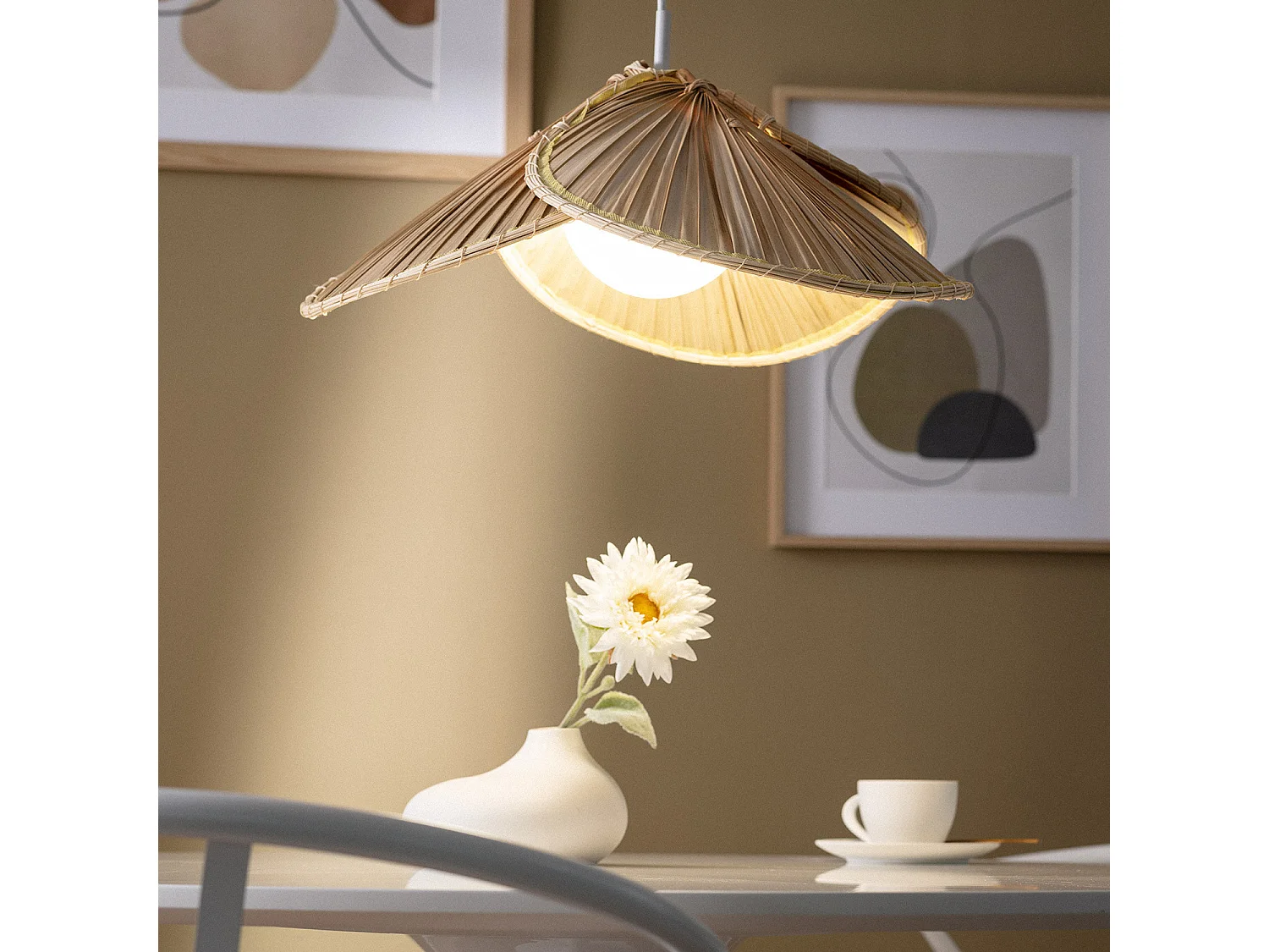 Suspension Fibres Naturelles Majilily Naturel