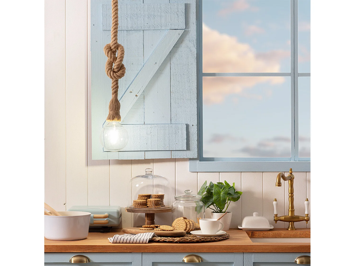 Suspension Corde Perseo Brun