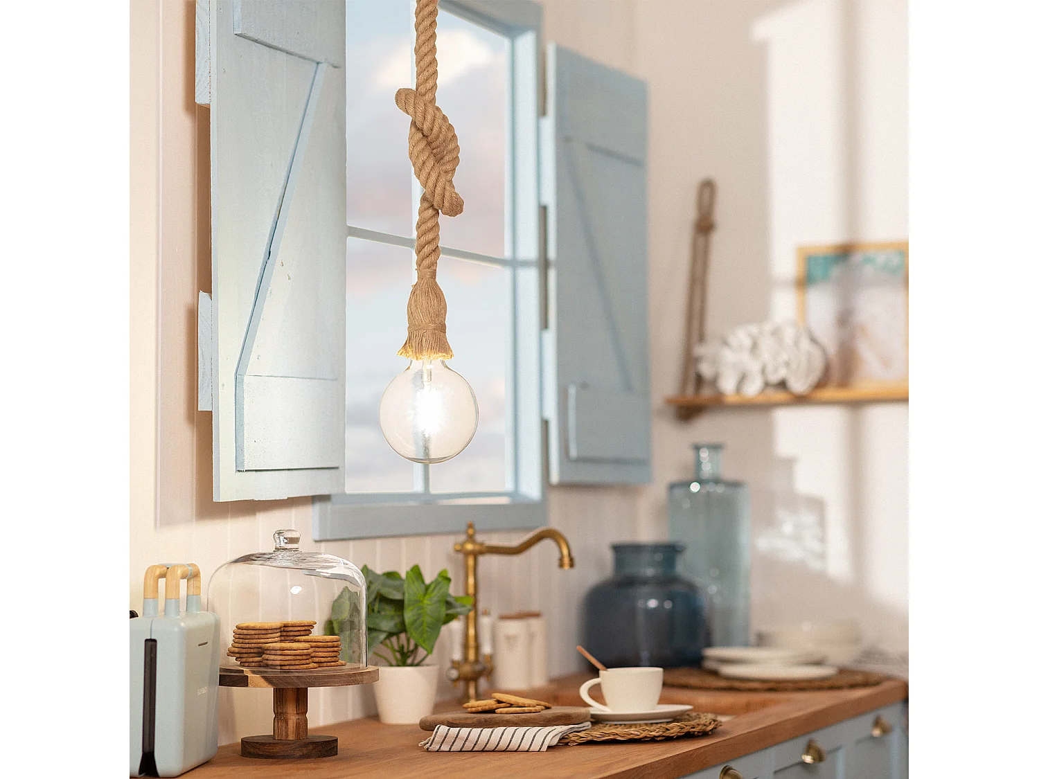 Suspension Corde Perseo Brun